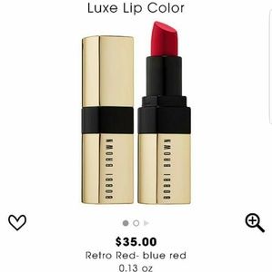 Bobbi Brown Retro Red Luxe Lip Stick Color